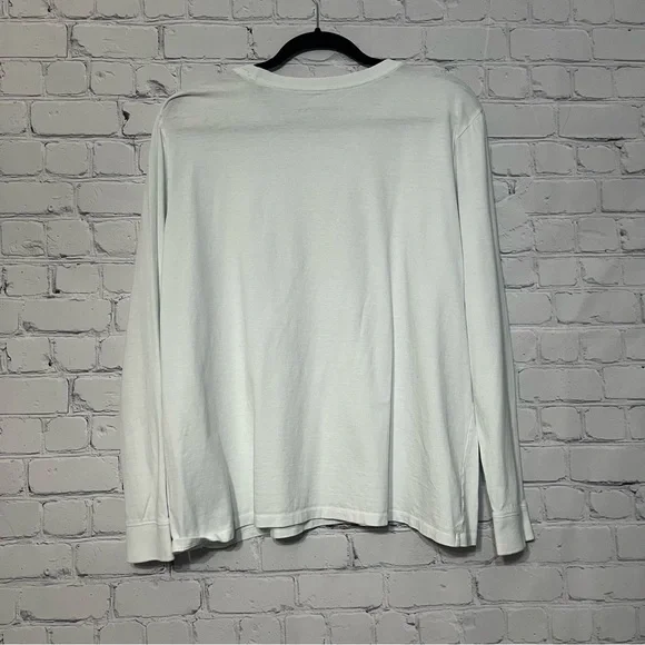 Life Is Good Woman’s Long Sleeve Cat Crusher Tees Bundle Blue - White Size XXL - Picture 14 of 14